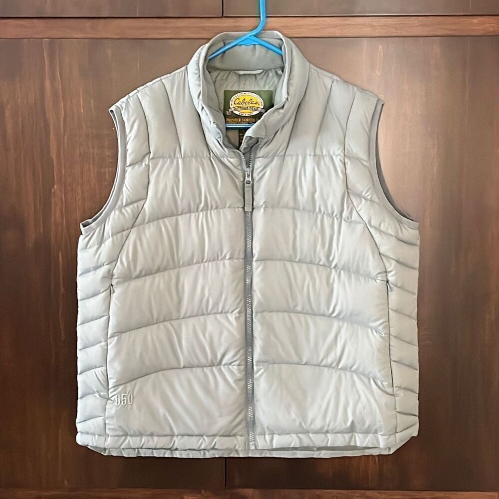 Cabela’s Green‎ Down Puffer Vest Size Large
